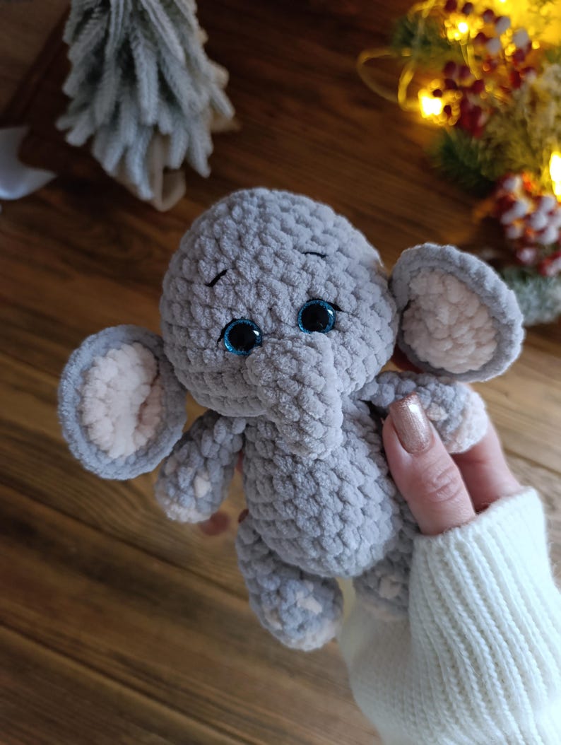 Mini Elephant Crochet Pattern (PDF) | Tiny Amigurumi Elephant - Etsy