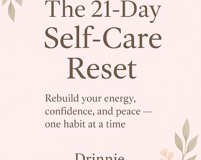 Featured listing image: 21-Day Wellness Guide | Daily Habit Journal