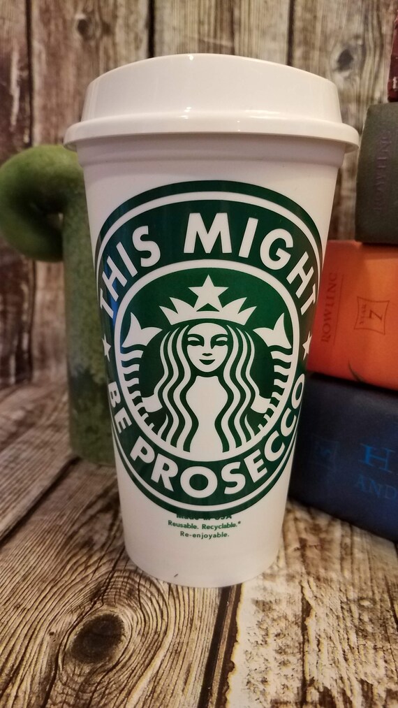 Personalized Starbucks Cup This Might Be Whiskey Reusable Travel Starbucks Cup 16 ozGrande