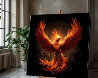 Phoenix of the Night 8x12 Art Print - Etsy
