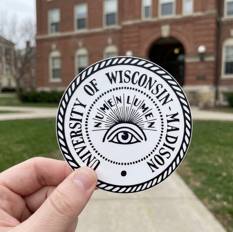 Wisconsin Madison Sticker University of Wisconsin Madison Sticker, UW Madison Badgers Vinyl Decal ...