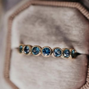 10k Montana Sapphire - Etsy