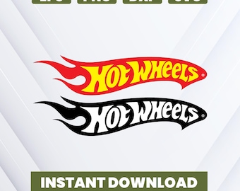 Hot Wheels SVG, logo PNG, DXF, Circuit cut file (Digital Download)