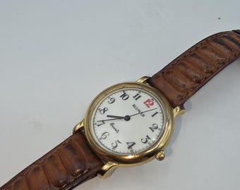 Vintage Blumar Quartz Watch – Model 80339-1 – 1990s Classic Gold-Tone Retro Wristwatch