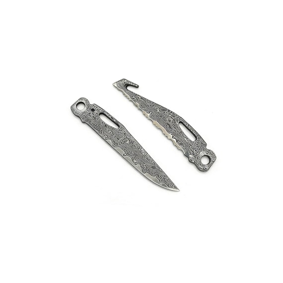 VG10 Damascus Replacement Blade Compatible with Leatherman Charge TTI Wave Tool Part