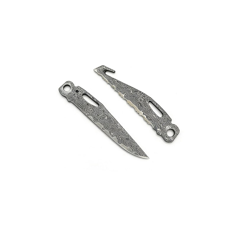VG10 Damascus Ersatzklinge Kompatibel mit Leatherman Charge TTI Wave Tool Part Bild 1