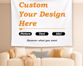 Tapiz personalizado a partir de foto, Tapiz de pared personalizado, Fondo personalizado, Tapiz de texto personalizado, Tapiz de boda personalizado