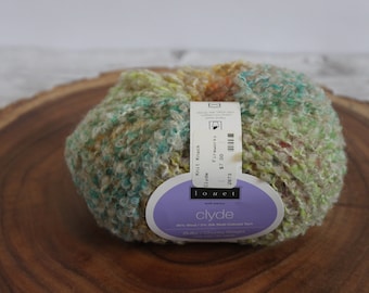 Yarn, Bulky weight yarn, Rainbow yarn, Louet Clyde yarn