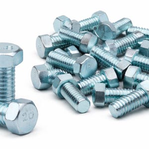 Perno hexagonal M8 x 20 mm con tuercas y arandelas (paquete de 25)