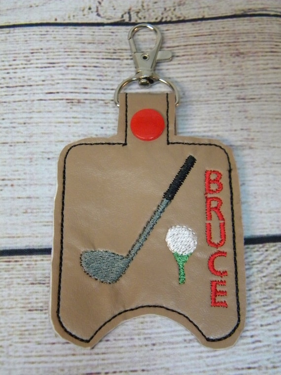 Embroidered Golf Bag Handmade PERSONALIZED Golfing Hanging Etsy