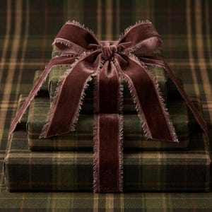 Autumn Plaid Gift Wrap Moody Neutral Wrapping Paper Luxury Plaid Gift Wrap Olive Brown Gift Wrap Classic Autumn Wrapping Paper Masculine