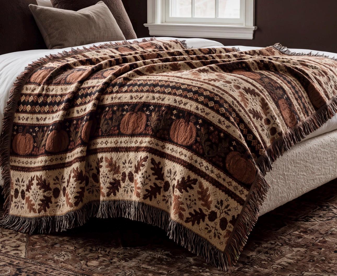 Fringe Blanket Vintage - Etsy