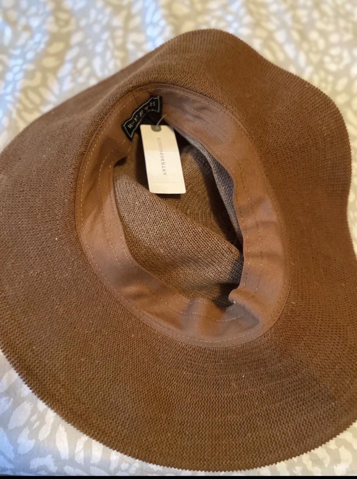 Anthropologie Wyeth Hat NWT Brown Womens OS Womens BOHO  display picture 2