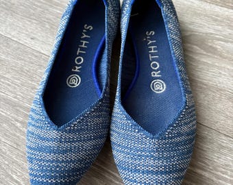 Rothy's Point シャンパングリッター レディースシューズ Rothy's Point シャンパングリッター レディースシューズ