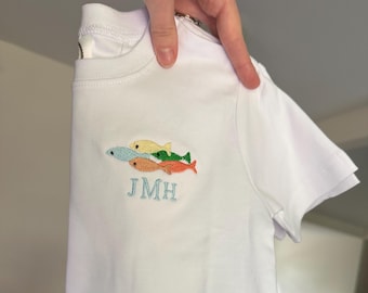 Camiseta infantil personalizada - Peces de colores