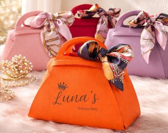 Personalized Purse Favor Bag Designer Inspired Keepsake Mini Clutch Wedding Bridesmaid Gift Pouch Party Favors Elegant Packaging Custom Logo