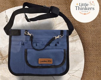 Personalized Medical Fanny Pack for Nurses Custom Name Waist Bag Organizer with Tape Holder | Nurse Utility Belt | Doctor Work Bag