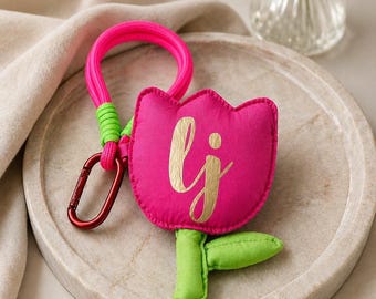 Trendy Floral AirPod Case Personalized Gift for Her Headphone Pouch Soft Padded Fabric Holder Gingham or Plain Wristlet Cute Aesthetic Gift