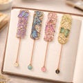 Personalized Bookmark Metal with Initial Butterfly Floral Bookmark Custom Initial Bookmark Elegant Book Lover Gift Reader Gift Teacher Gift product logo