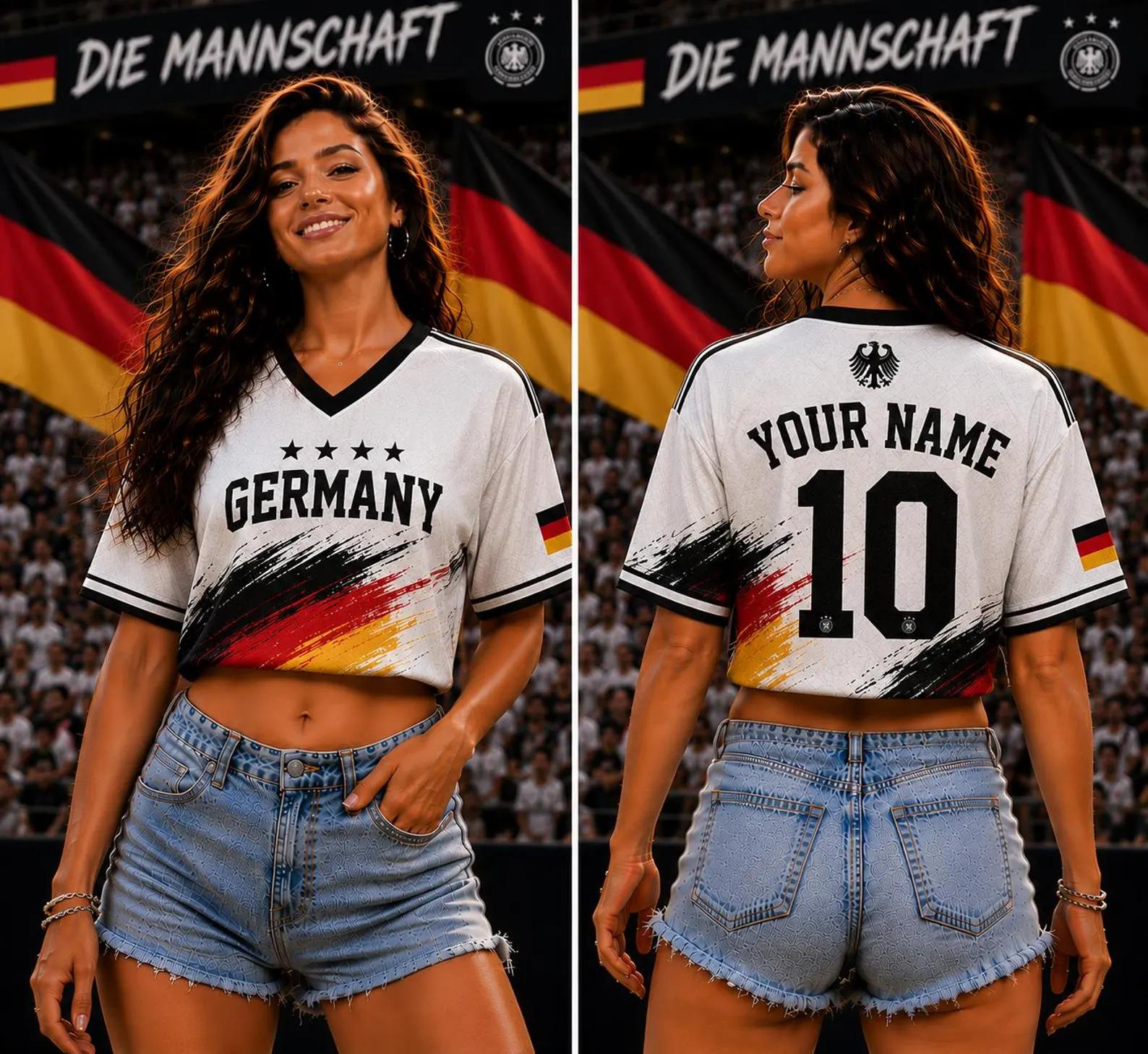 Germany Soccer Crop Top - Etsy Canada