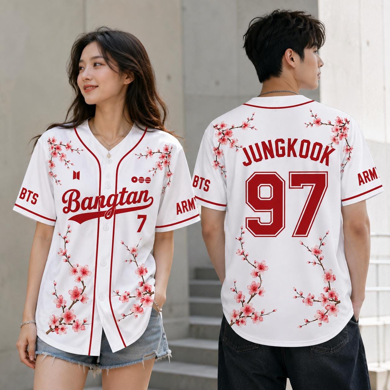 BTS JUNGKOOK 97 ベースボールシャツ Jungkook 97 Shirt - Etsy
