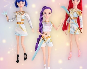 KPop Demon Hunters Dolls ,Anime Style Fashion Doll Collectible,Kpop Toy Gift for KPop Fans,Birthday Gifts