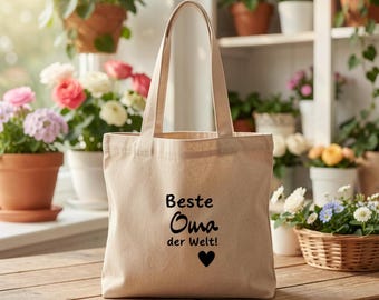 Personalized Gift Bag for Oma - Custom Tote Bag