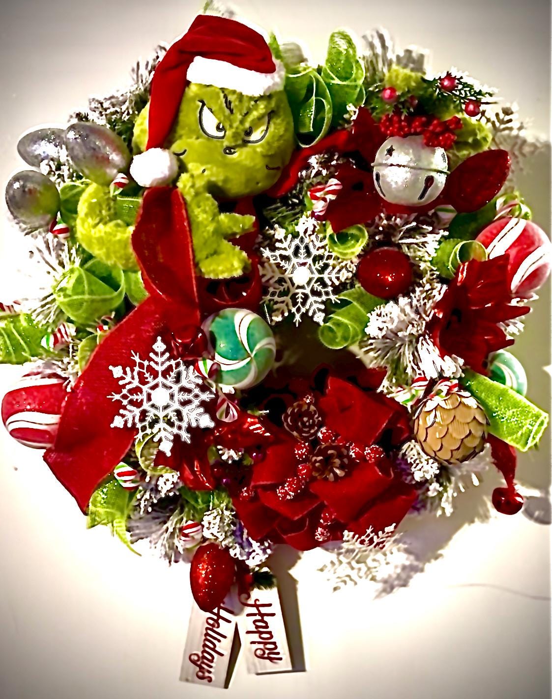 30 christmas grinch wreaths - Etsy 日本