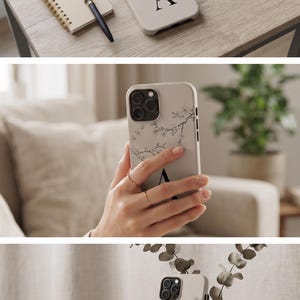 Floral Initial A Phone Case | Tough Phone Cases