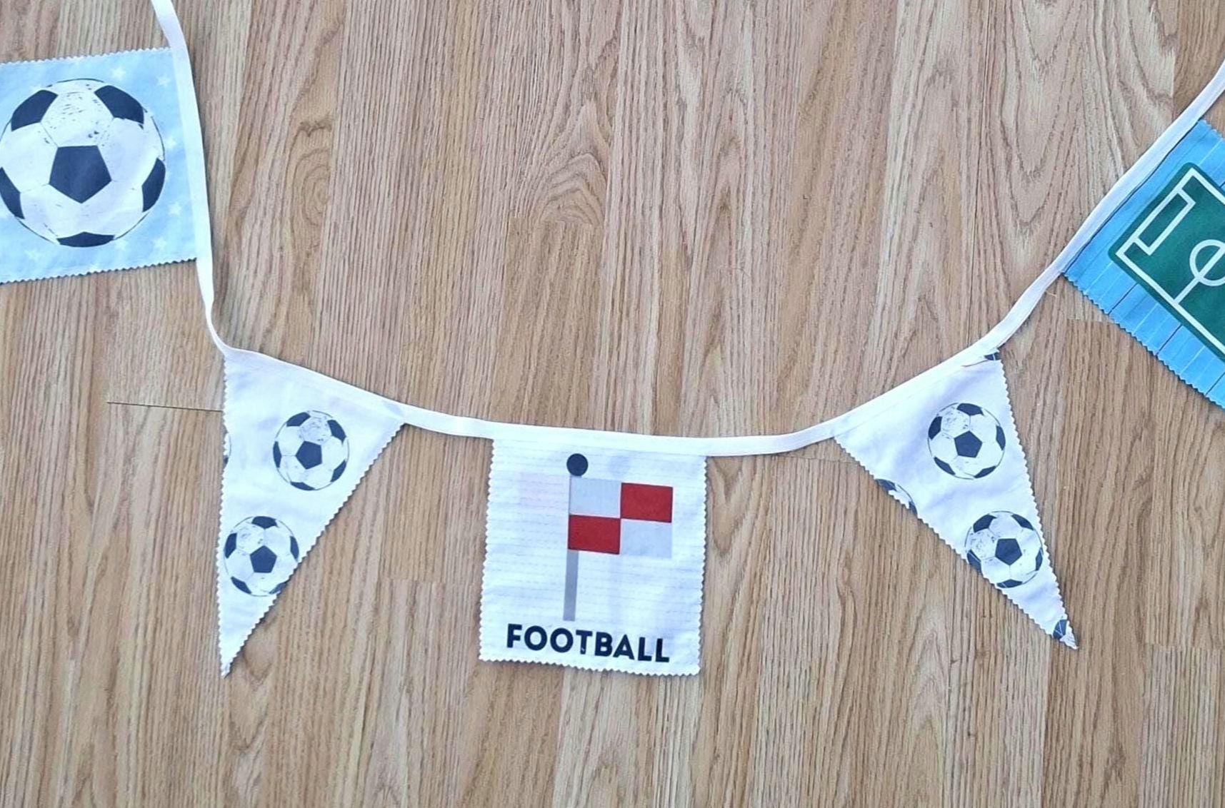 Cute Cartoon Fabric Football Bunting handmade World Cup Party Decor cute-cartoon-fabric-football-bunting-handmade-world-cup-party-decor