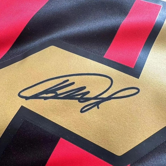 Kaká Signed Printed AC Milan 2006 Retro Tribute Jersey (read