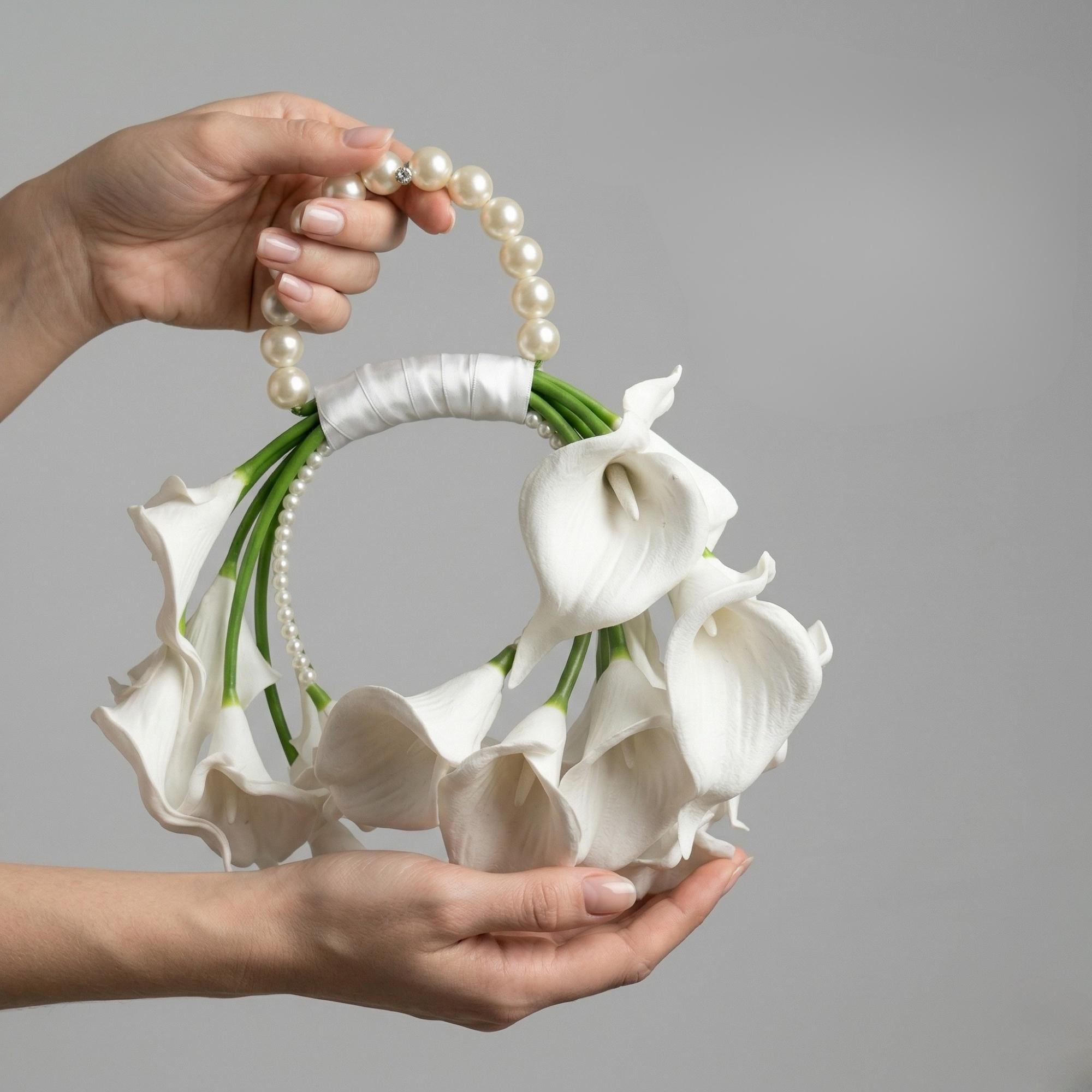Pearl Hoop Bouquet - Etsy