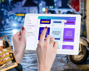 Cooking and Standing on Business™ - 100 Funny Cooking and Business Lesson Social Media Posts - Digital Editable Template