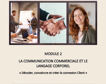 MÓDULO 2 – Comunicación empresarial | Lenguaje corporal | Curso de ventas | Material didáctico descargable en PDF/Word (21 páginas)