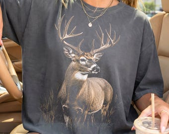 Vintage Retro Deer Buck Hunting Dark Shirt Only PNG, Vintage 90s Retro Mallard duck Dog Art, Hunting Dog Clipart, Turkey Season,eastern wild