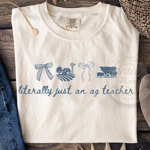 Literall Just An Ag Teacher Mom PNG, Agriculture Teacher, Agro Class, Farm Class, livestock animal Husbandry, Ag class teaching