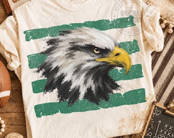 Custom Eagle Eagles Bow Mascot School Football Shirt Mom PNG, Game Day Spirit Shirt (Digital Download) High School Game Day Cougar Panthers