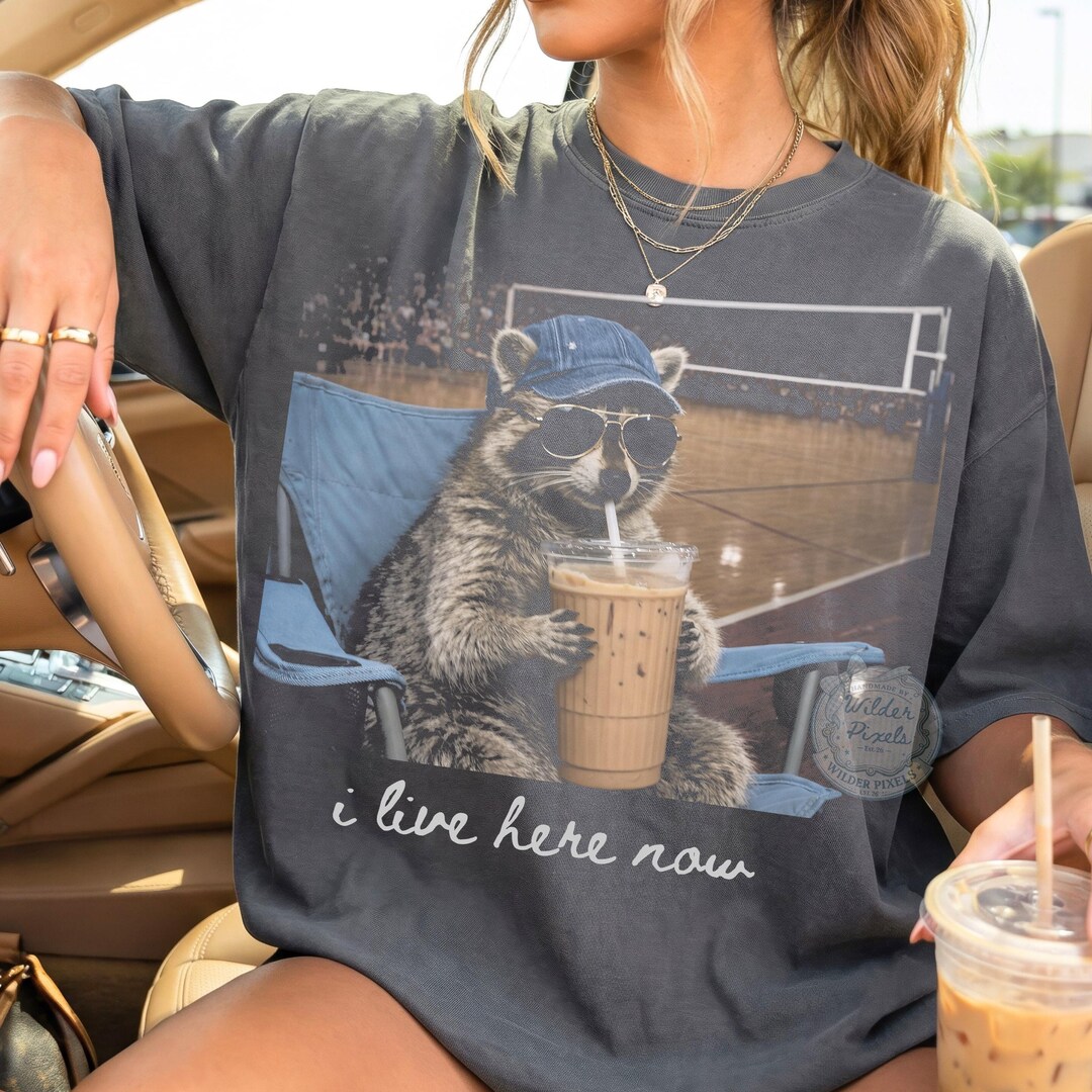 Funny Sarcastic Raccoon Volleyball Mom, Travel Volleyball,volleyball ...