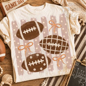 Football Boutique Mom Stripes Coastal PNG, Softball Clipart,Football High School Fridays, Game Day School Shirt,Pod Dtf Sublimation