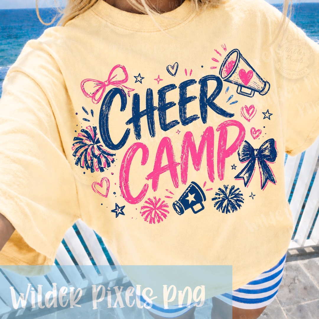 Cheer Comnp Summer Cheer Ccamp Y'all Cheer PNG, Football Games Cheer,cheerleading ...