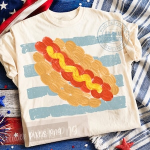 Sweet Summer SunShine Hot Dogs Fourth of July Jam PNG, Summer trending Design Png, Spring Popular Now and lemons,and Stripes Sublimation