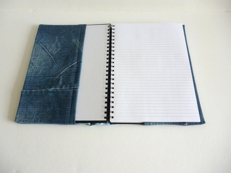 Denim Cover Notebook Stars Eco Friendly Recycled Jeans T Shirts Large