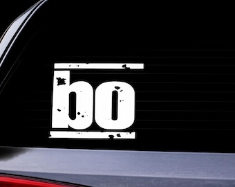 Böhse Onkelz Vinyl Aufkleber Logo – verschiedene Größen | Für Innen & Außen | Freistehende Schrift | Gold, Schwarz, Weiß