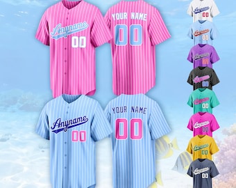 Custom Baseball Jersey: Personalized Team Uniform, Birthday Gift