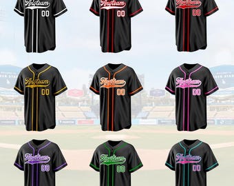Custom Baseball Jersey: Personalized Stitched or Printed Sports Uniform, Customized Name Number