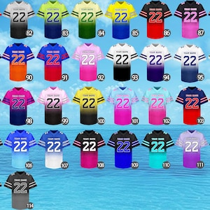 Custom Football Jersey - Personalized Embroidery or Print Team Uniform image 4