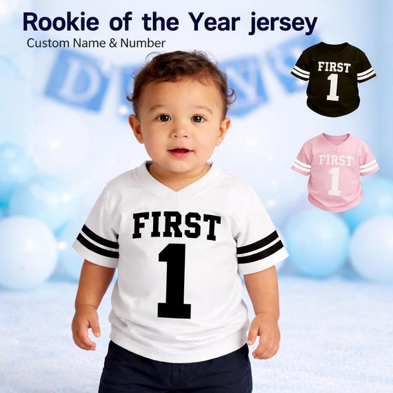 Personalized Baby Football Jersey | Custom Name & Number Infant Jersey | 6–36 Months | Game Day Outfit | Matching Family Jerseys Available