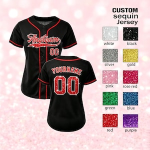 Rhinestone Baseball Jersey - Etsy