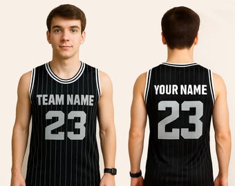 Custom Basketball Mesh Jersey, Personalized Team Uniform
