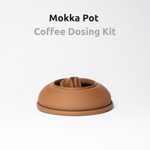 Kit per la dosatura del caffè con moka, imbuto Bialetti (1-2-3-4-6-9-12 tazze)